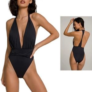 Good American Waist Cincher One-Piece Swimsuit NWT